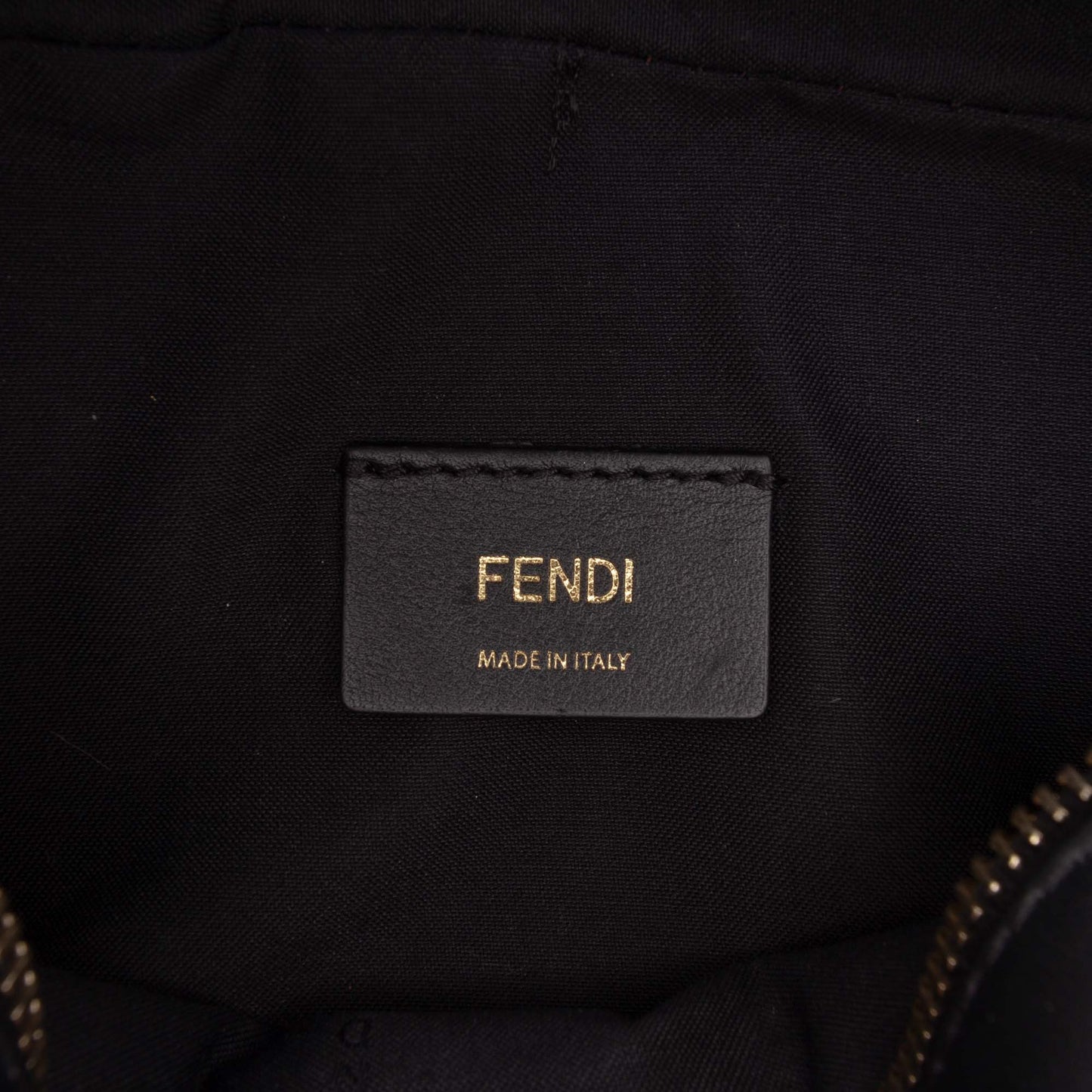 Fendi Mini Leather Stamp Patch 1974 Camera Bag