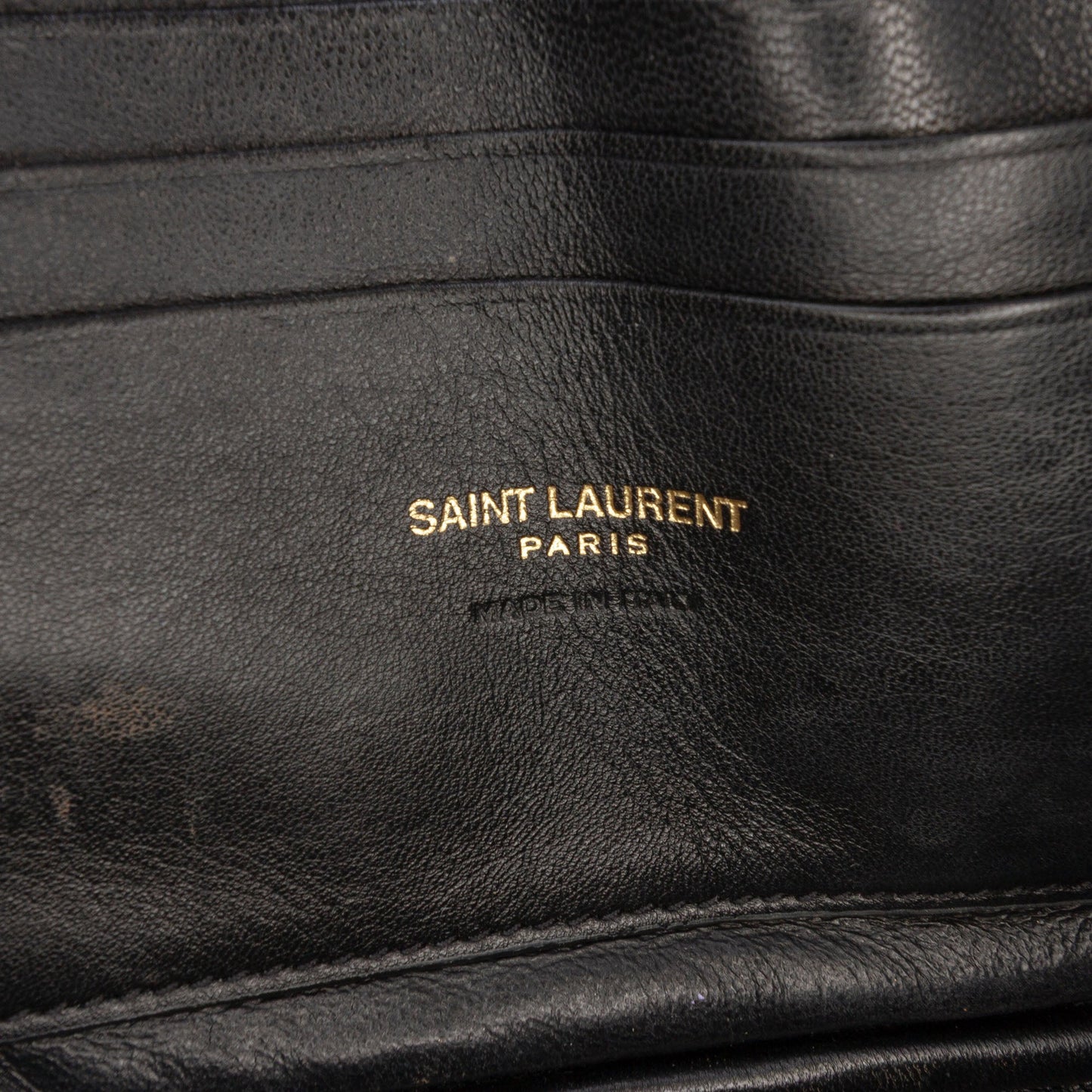 Saint Laurent Mini Grain de Poudre Monogram Lou Camera Bag