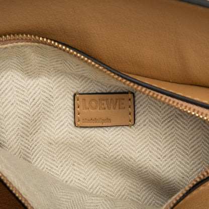 Loewe Mini Bicolor Calfskin Puzzle Satchel