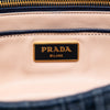 Prada Denim Gaufre Resin Chain Shoulder Bag