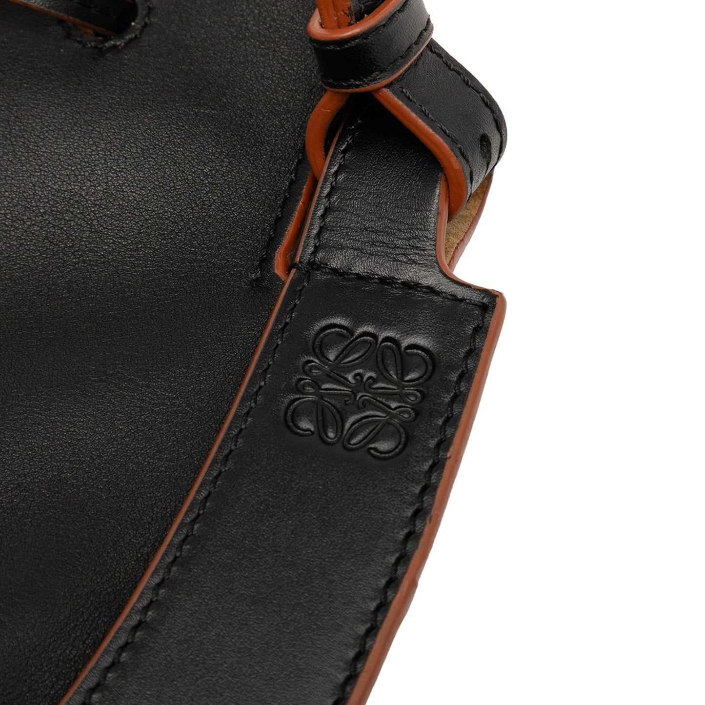 Loewe Medium Leather Horseshoe Crossbody