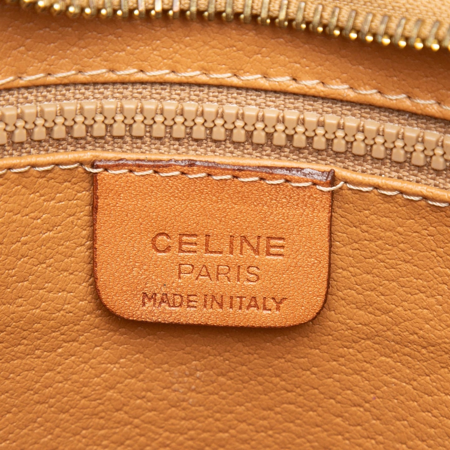 Celine Macadam Coated Canvas Clutch