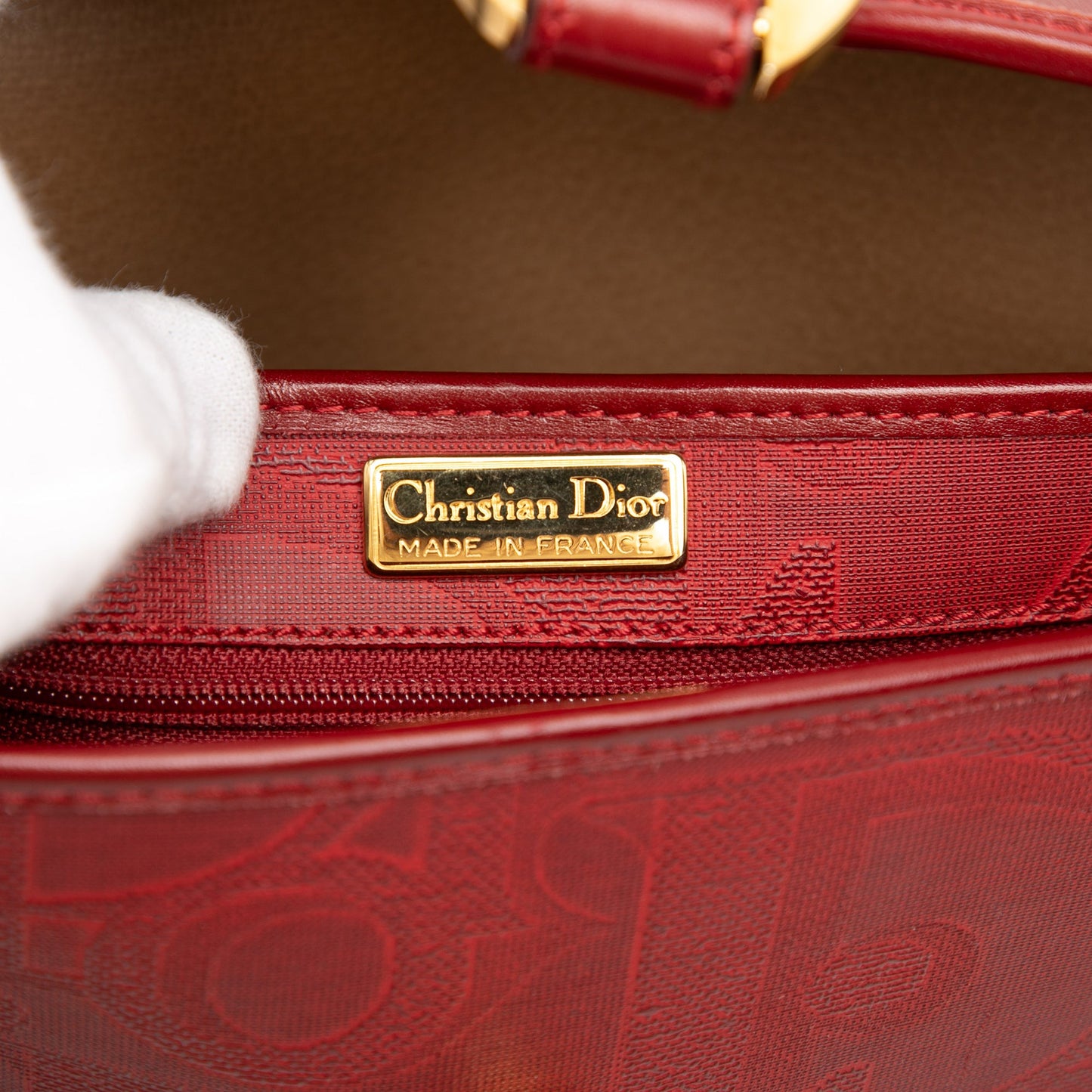 Dior Diorissimo Trotter Coated Canvas Crossbody