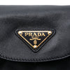 Prada Saffiano Trimmed Tessuto Satchel