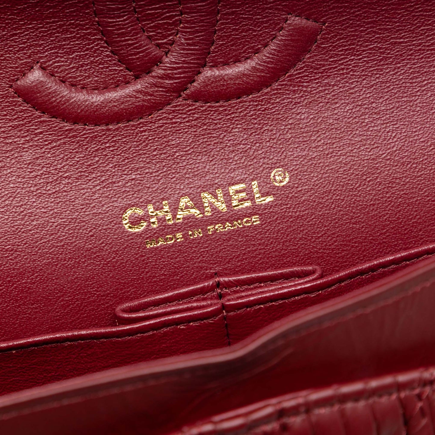 Chanel Medium Classic Chevron Calfskin Pleated Double Flap