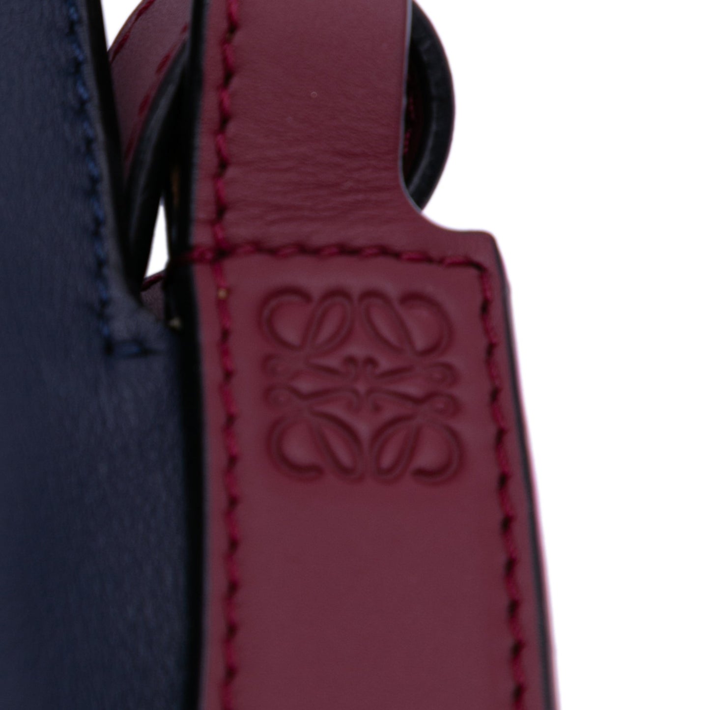 Loewe Small Leather Colorblock Horseshoe Crossbody