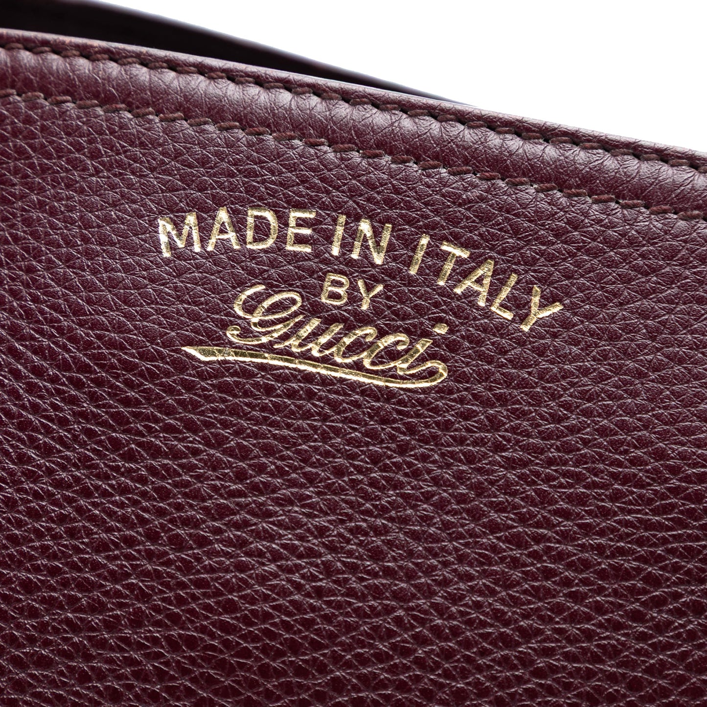 Gucci Medium Calfskin Bamboo Shopper Satchel