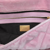 Fendi Zucca Embossed Velvet Baguette Satchel
