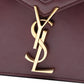 Saint Laurent Smooth Calfskin Monogram Cassandra Clasp Bag