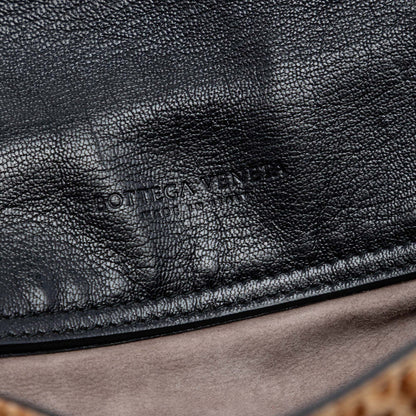 Bottega Veneta Pony Hair Leopard Print Shoulder Bag