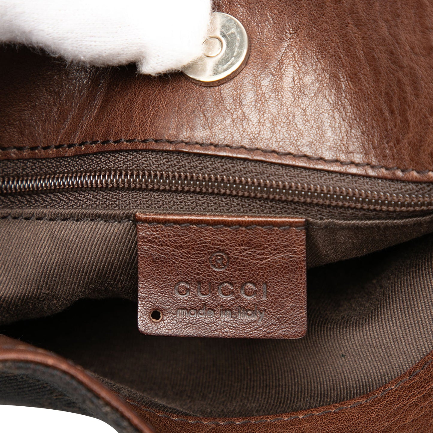 Gucci GG Denim Shoulder Bag