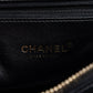 Chanel CC Chevron Calfskin Medal Flap