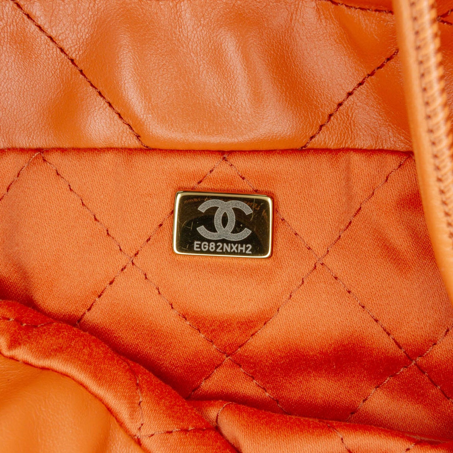Chanel Mini Shiny Calfskin 22 Handbag
