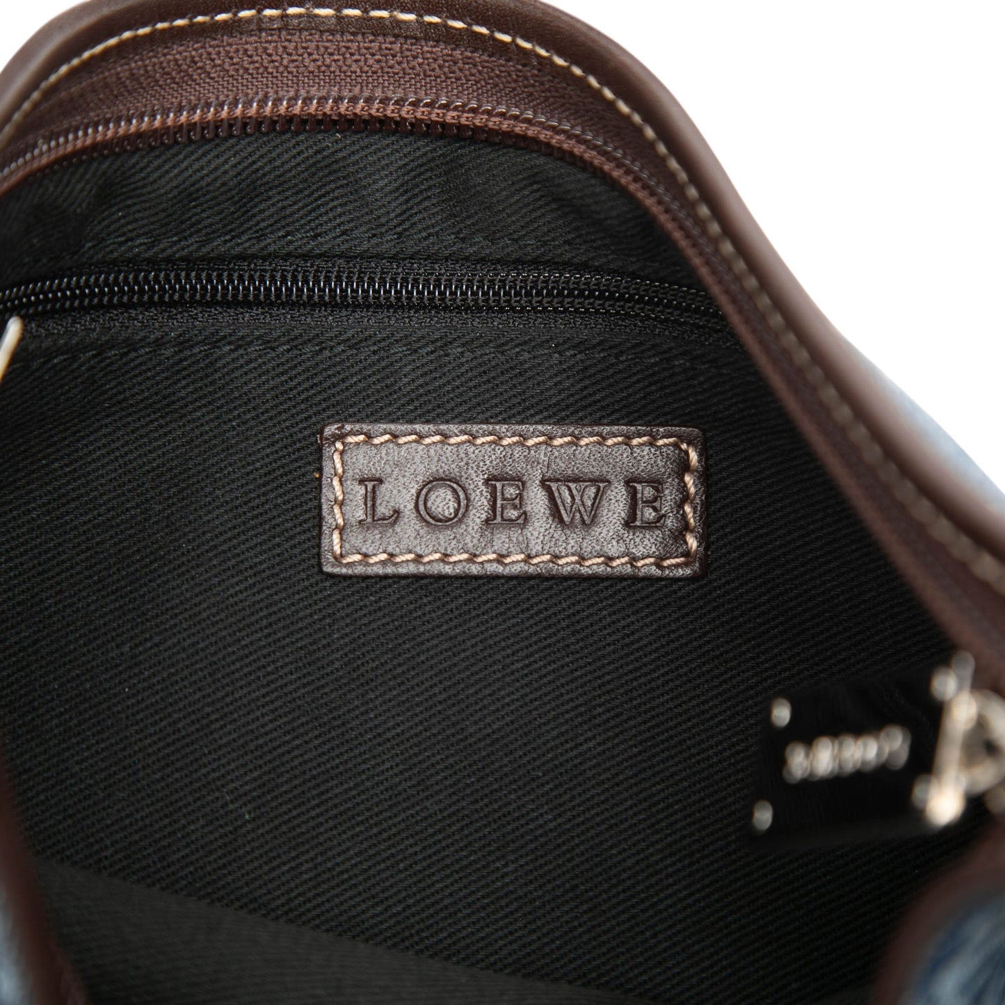 Loewe Anagram Denim Shoulder Bag
