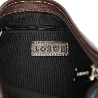 Loewe Anagram Denim Shoulder Bag