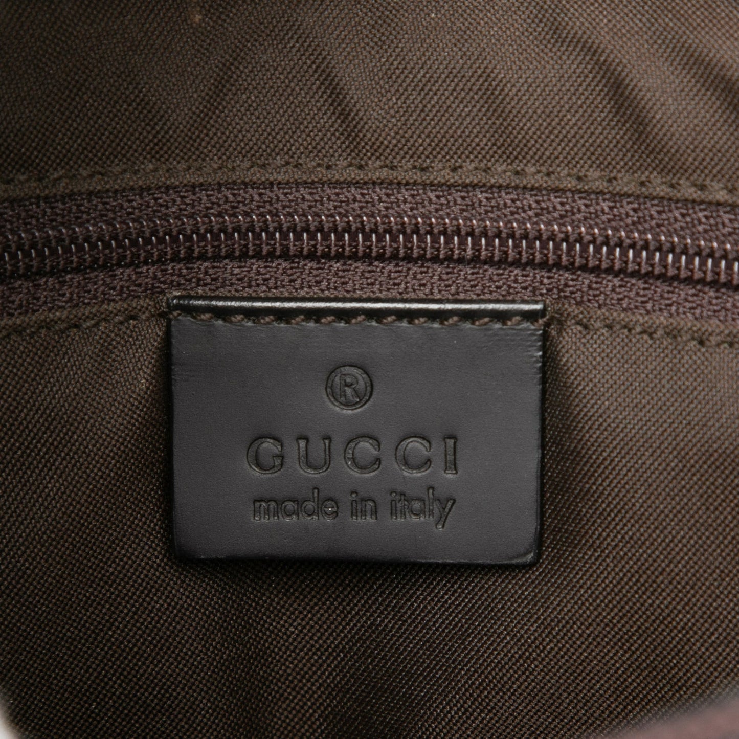 Gucci GG Nylon Bamboo Handbag