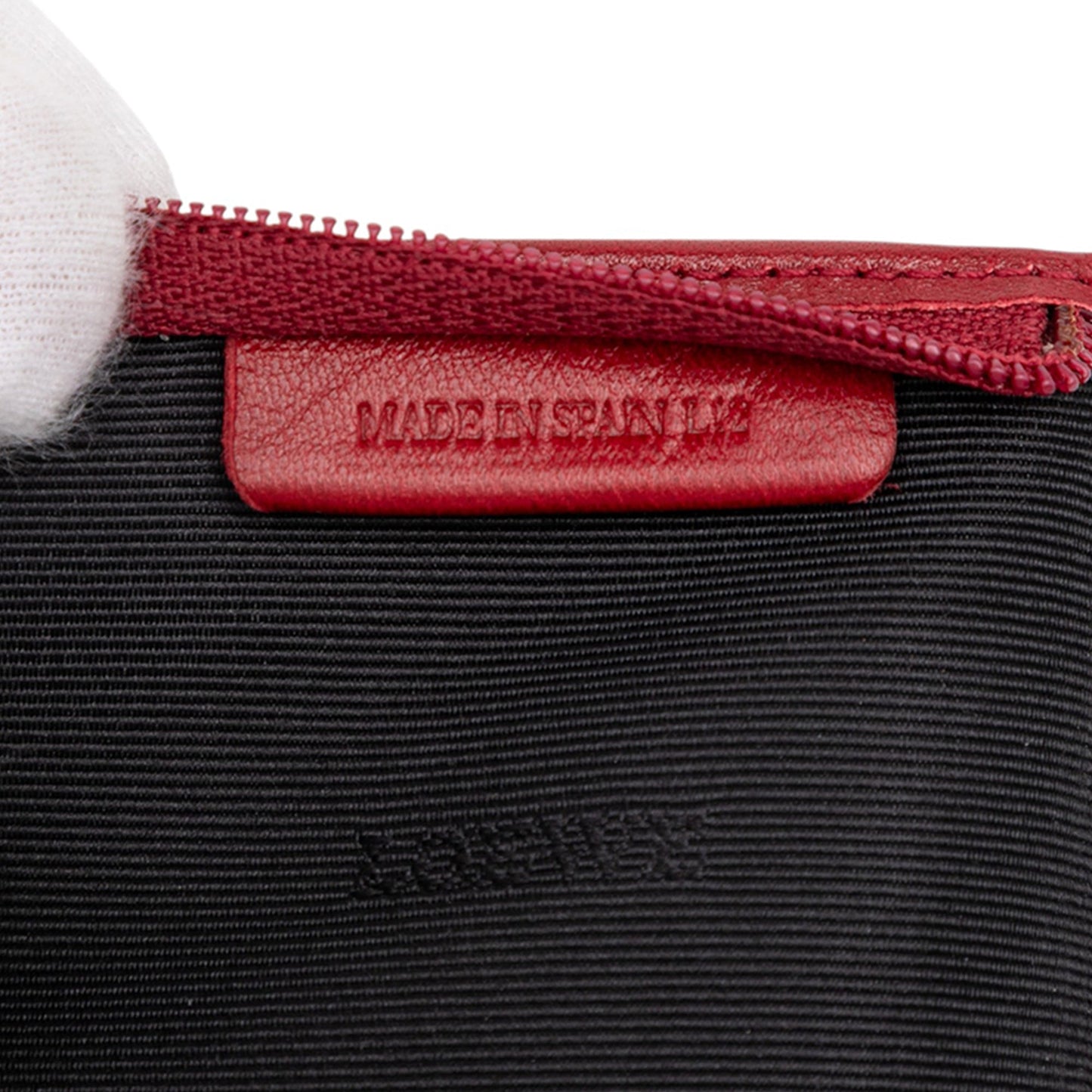 Loewe Leather Anagram Pouch