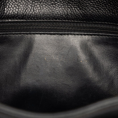 Chanel CC Caviar Front Pocket Shoulder Bag