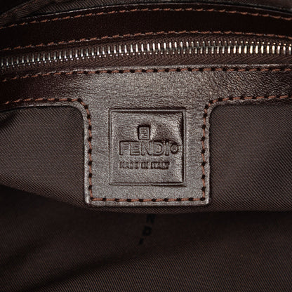 Fendi Zucca Canvas Shoulder Bag