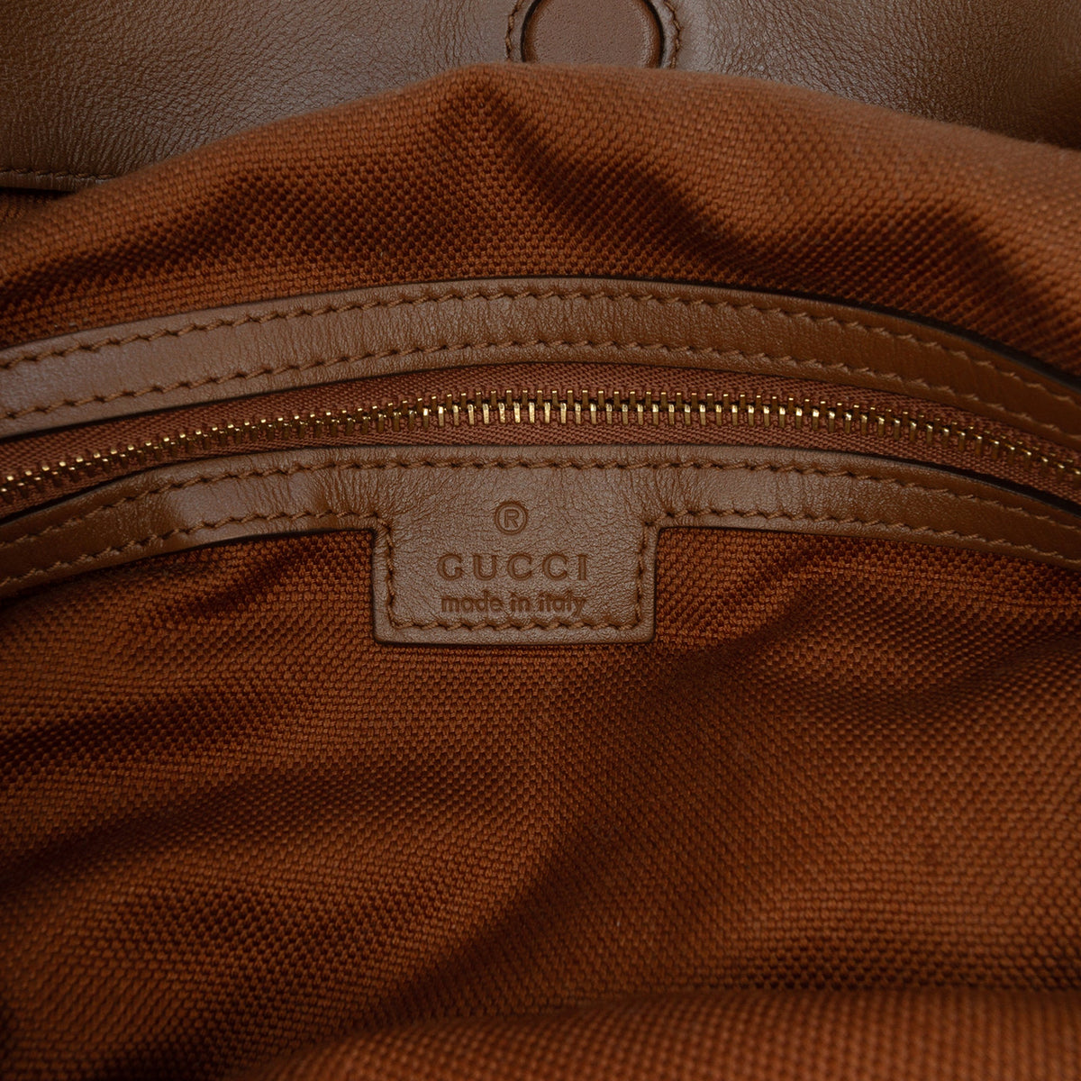 Gucci Large GG Suede Horsebit Beatrix Hobo