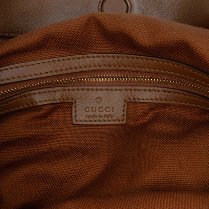 Gucci Large GG Suede Horsebit Beatrix Hobo