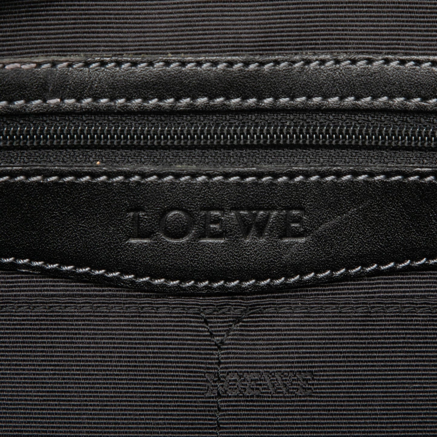 Loewe Embossed Leather Senda Handbag