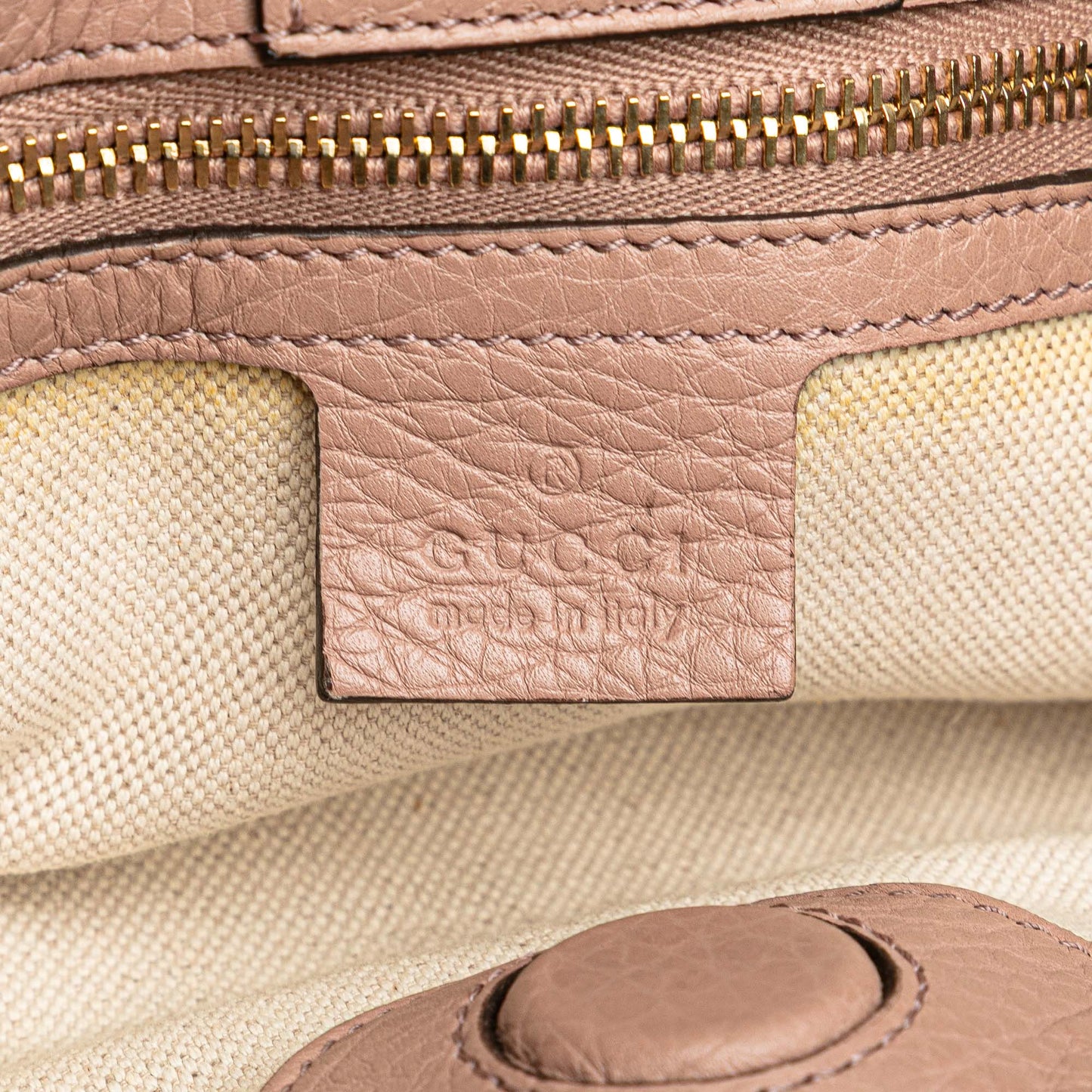Gucci Small Calfskin Bamboo Shopper Satchel