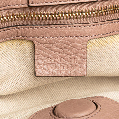 Gucci Small Calfskin Bamboo Shopper Satchel