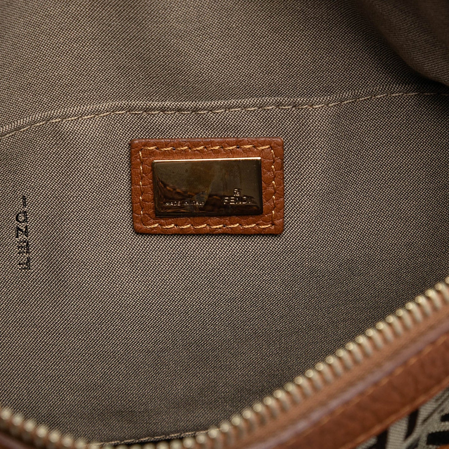 Fendi Zucchino Canvas Tote