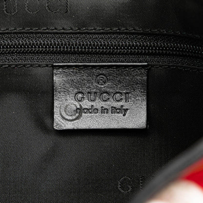 Gucci Printed Canvas Jackie Shoulder Bag