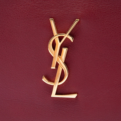 Saint Laurent Calfskin Monogram Blogger Bag