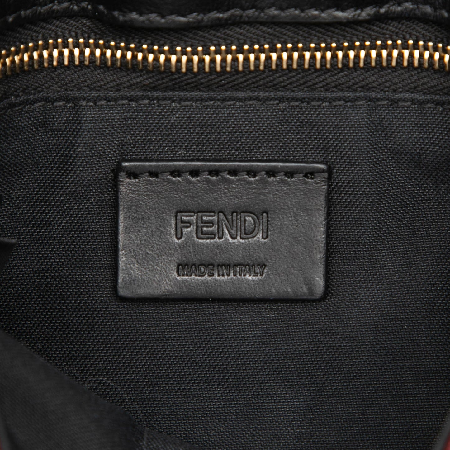 Fendi Zucca Canvas Convertible Baguette Pouch