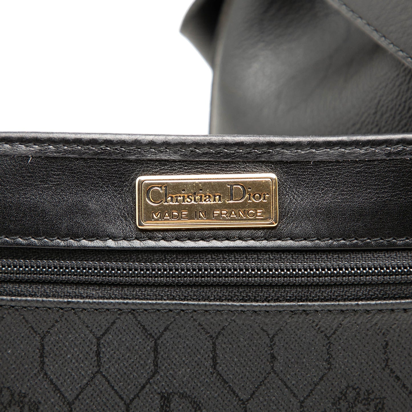Dior Honeycomb Coated Canvas Drawstring Bucket Bag