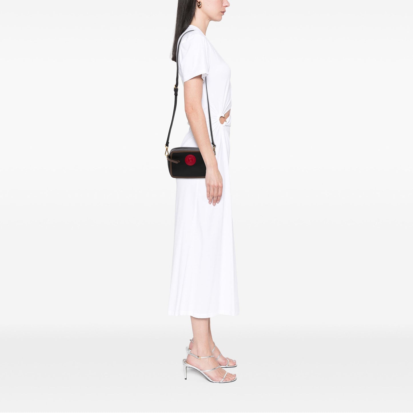 Fendi Mini Leather Stamp Patch 1974 Camera Bag