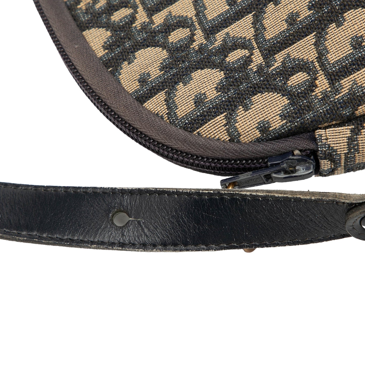 Dior Oblique Trotter Canvas Shoulder Bag