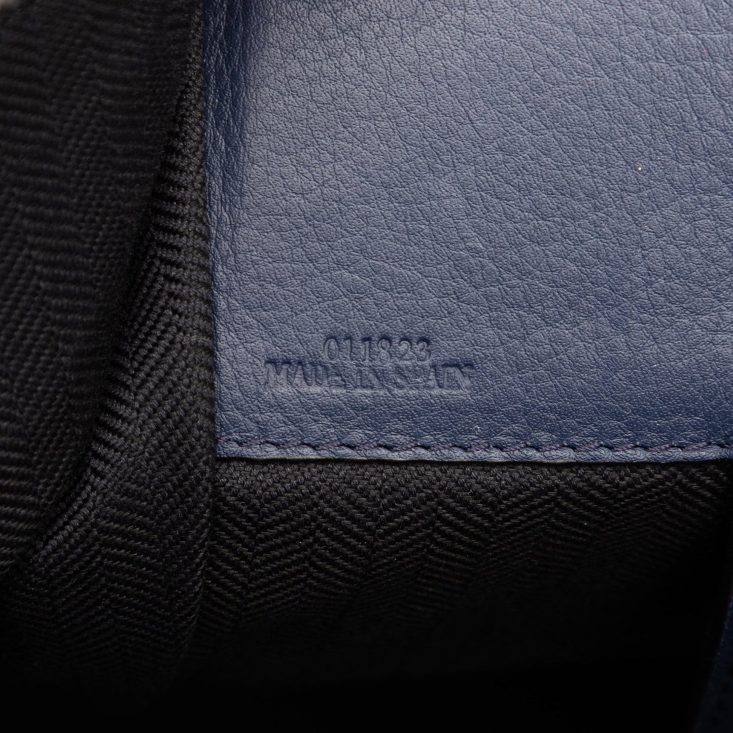 Loewe Medium Stripes Canvas and Leather Hammock Satchel