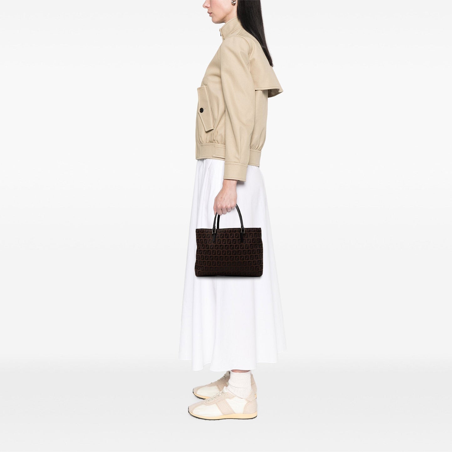 Fendi Zucchino Canvas Tote