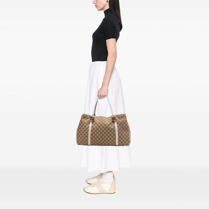 Gucci Large GG Canvas Twins Tote