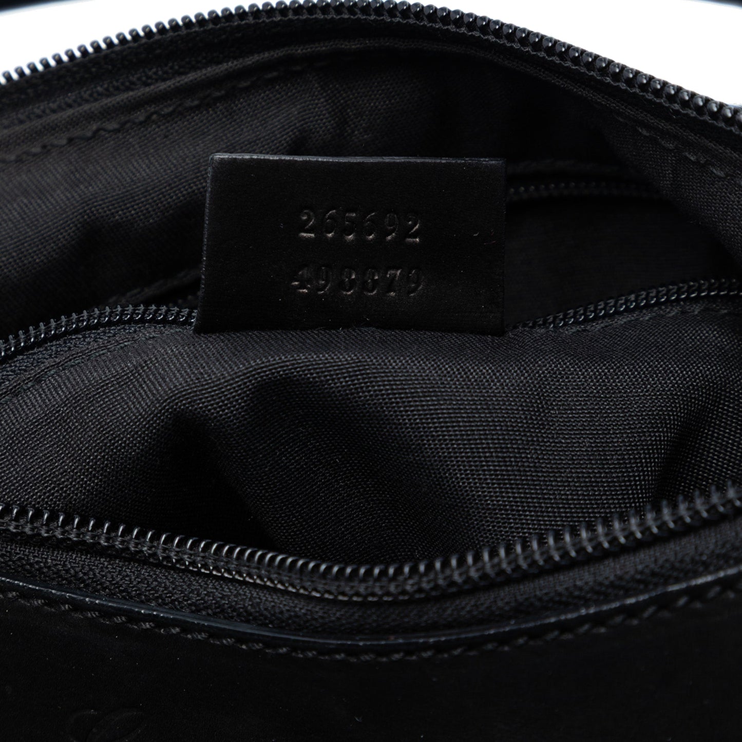 Gucci Suede Abbey D Ring Shoulder Bag