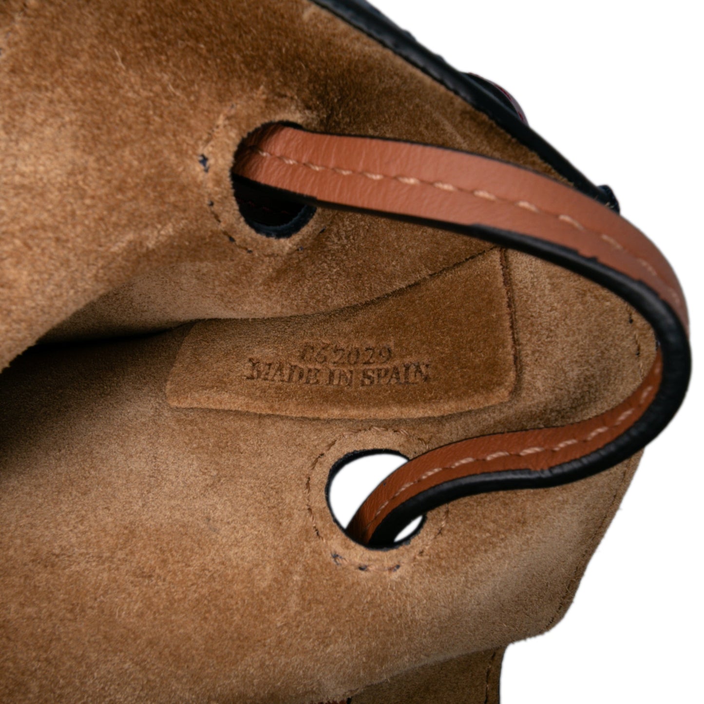 Loewe Small Leather Colorblock Horseshoe Crossbody