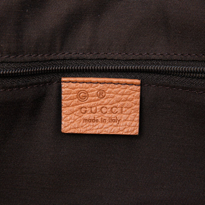 Gucci Canvas Horsebit Pelham Shoulder Bag
