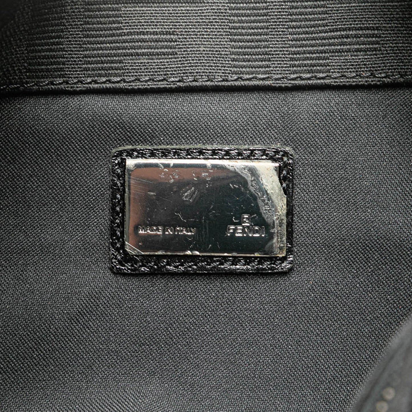 Fendi Zucca Canvas Shoulder Bag