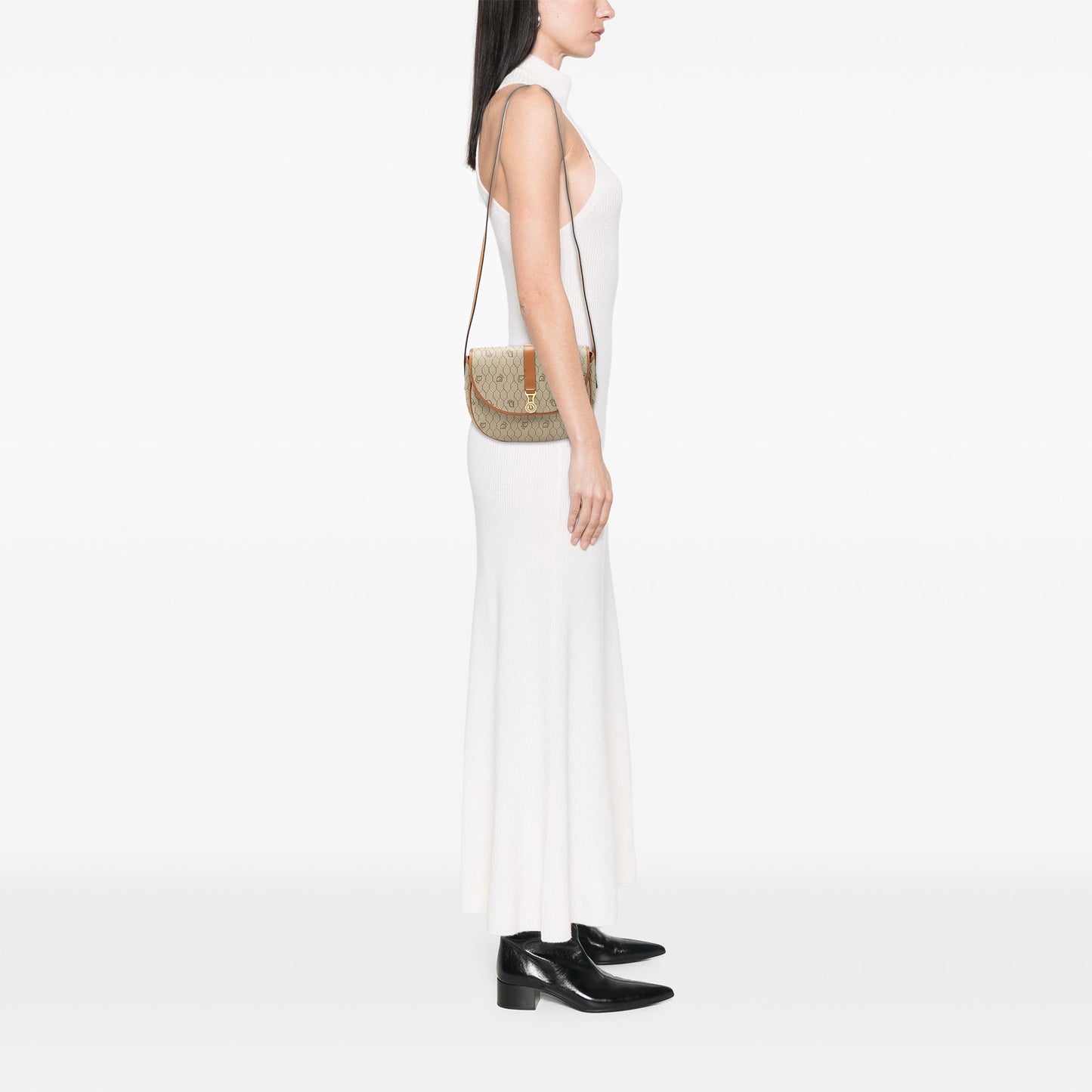 Dior Honeycomb Coated Canvas Crossbody
