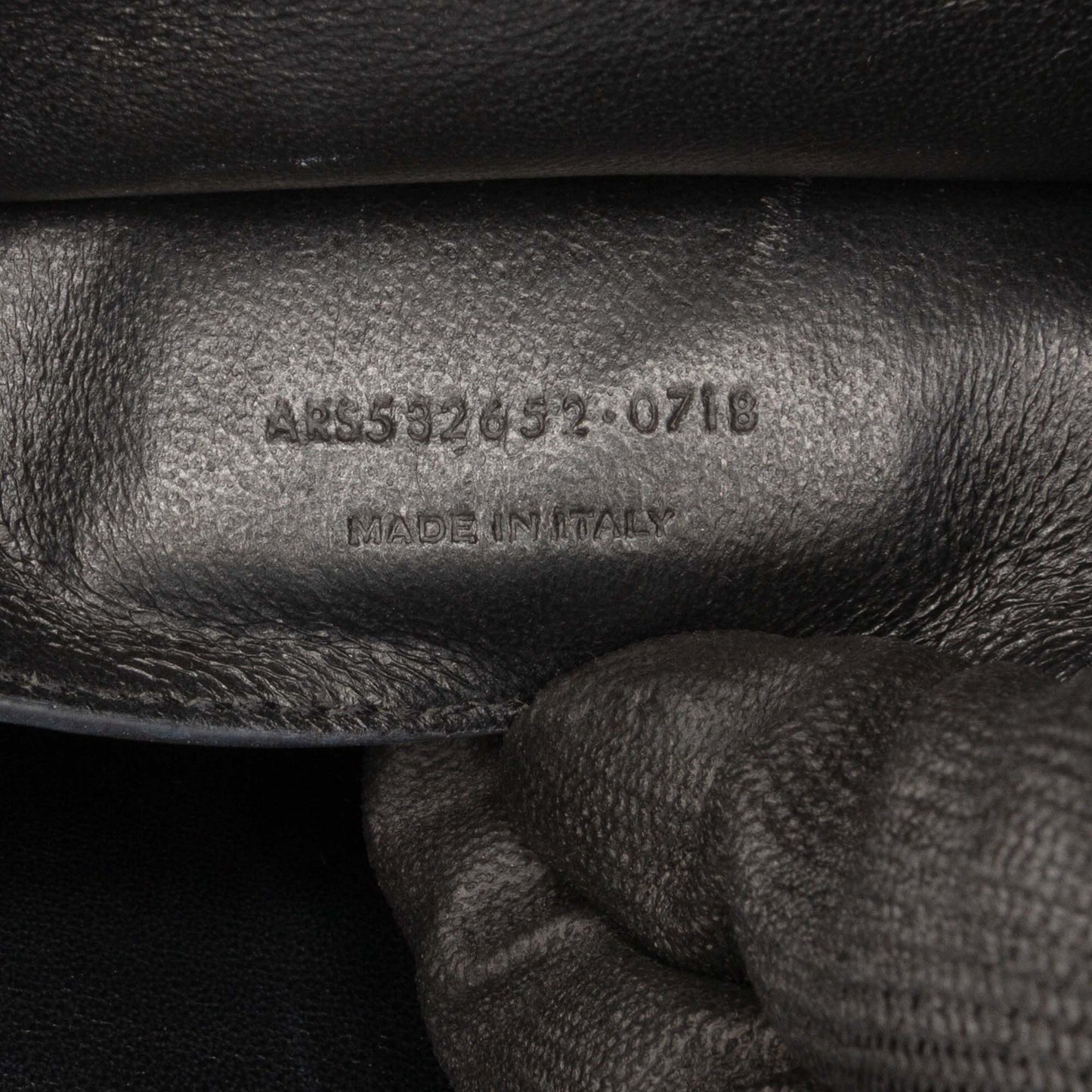 Saint Laurent Medium Chevron Lambskin Monogram Sulpice Bag