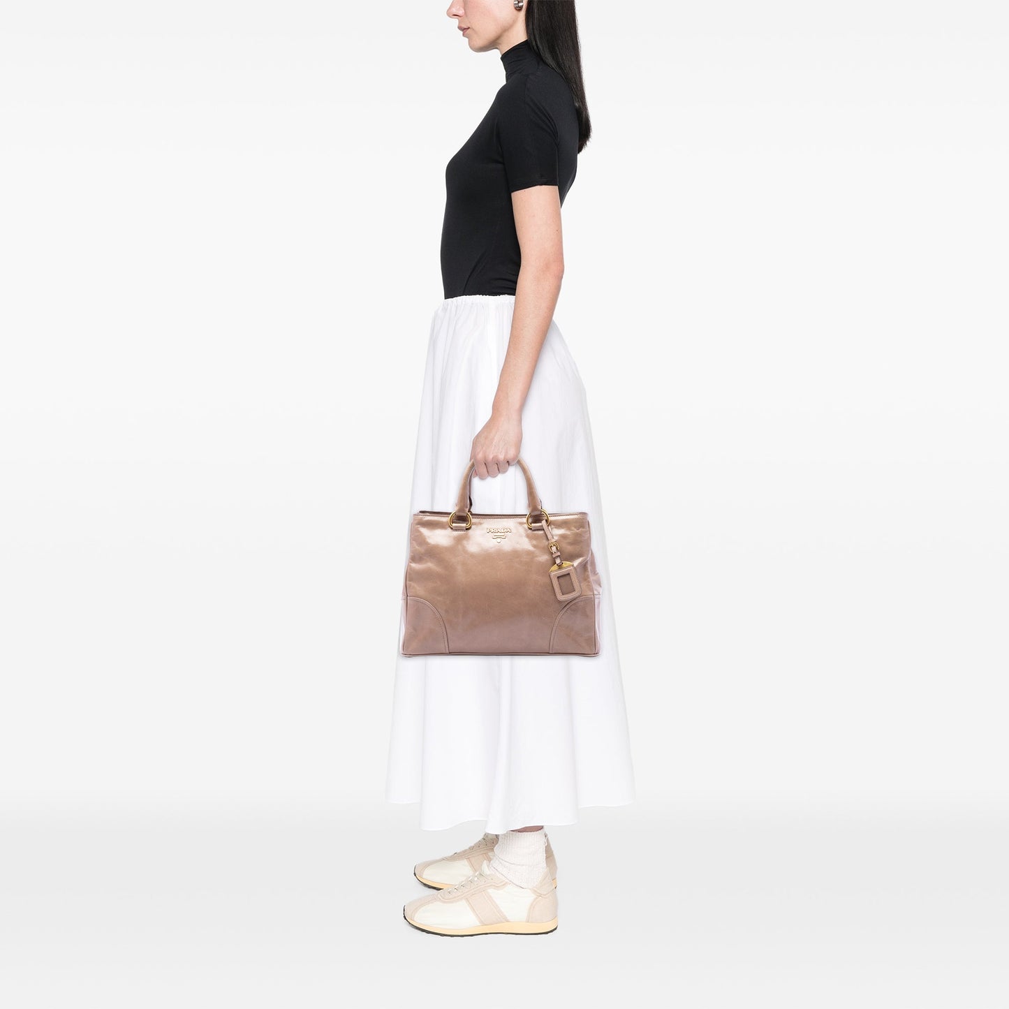 Prada Vitello Shine Satchel