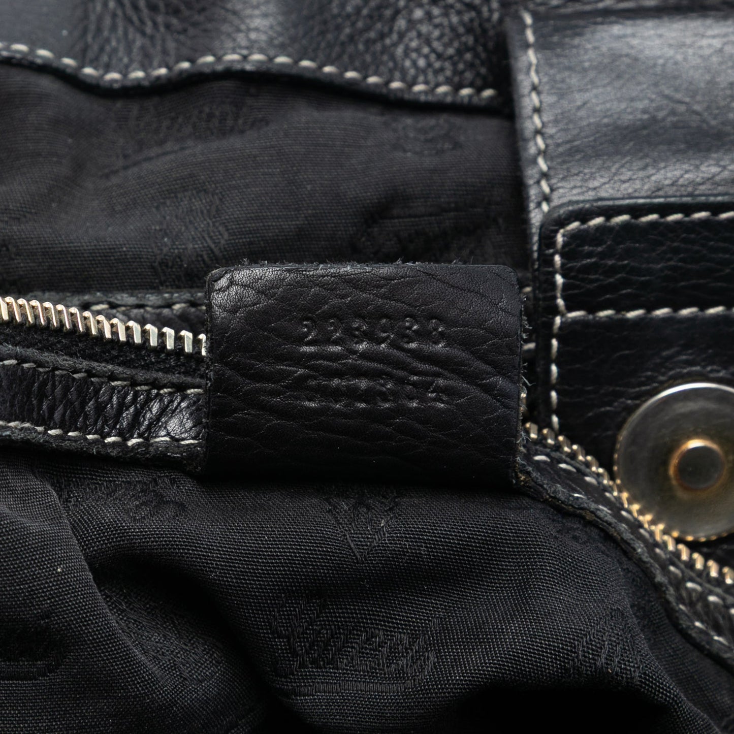 Gucci Diamante Canvas Crest Satchel