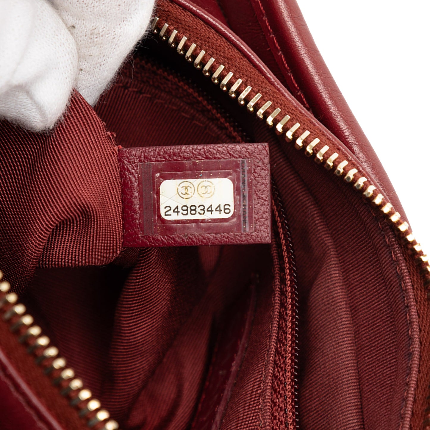 Chanel Small Knit and Calfskin Owl Print Gabrielle Hobo