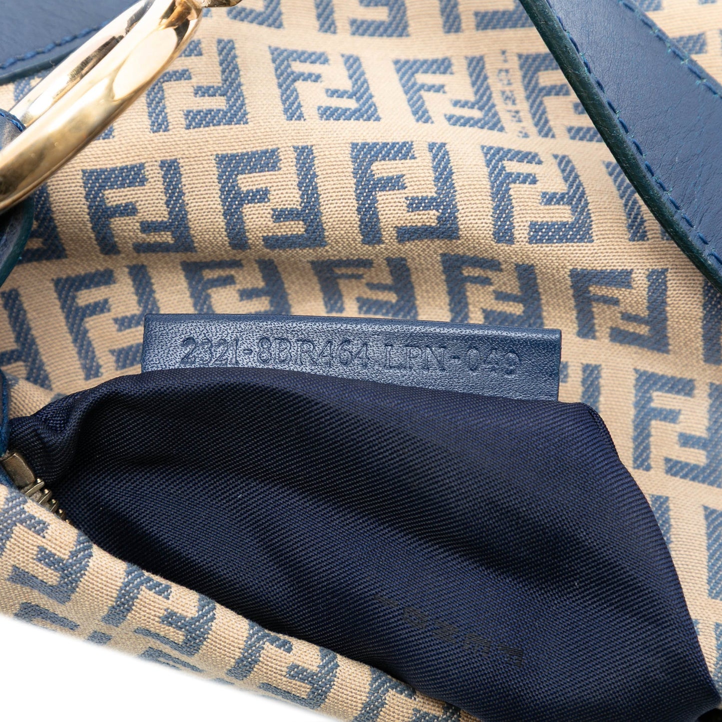 Fendi Zucchino Canvas Chef Pocket Shoulder Bag