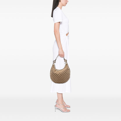 Gucci GG Medium GG Canvas Twins Hobo
