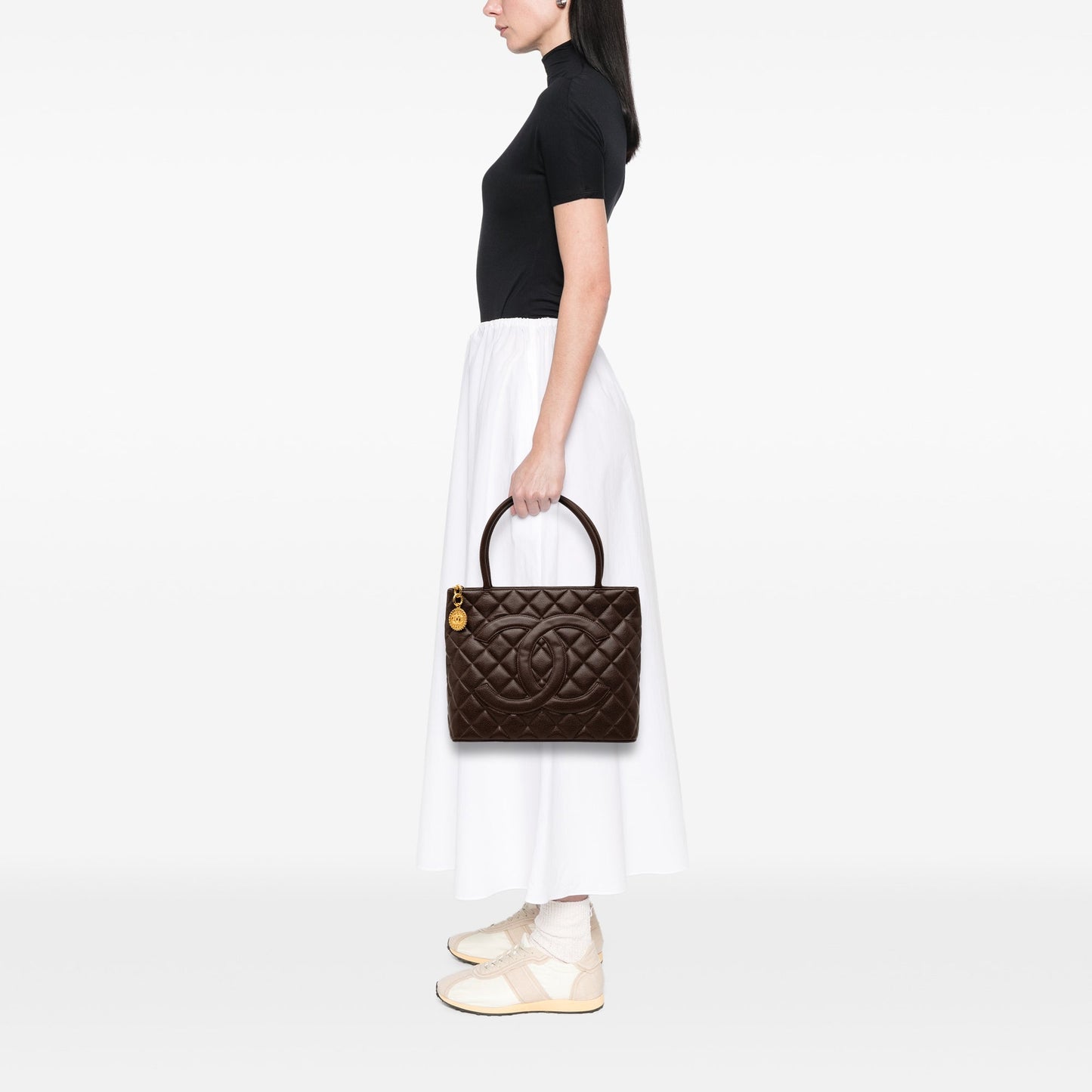 Chanel Caviar Medallion Tote